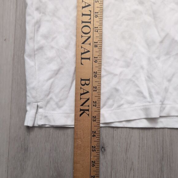 UNIQLO AIRism Polo Mens Size Large White Polo Shirt  Uniqlo - Picture 2 of 3
